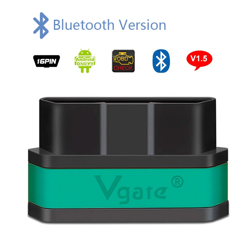 OBD 2 сканер Vgate Icar2 читатель кода ELM327 Bluetooth/Wi-Fi, OBD2 автомобильный диагностический инструмент Мини ELM 327 Wi Fi пульт дистанционного управления для Android/ПК/IOS - Цвет: Bluetooth Version