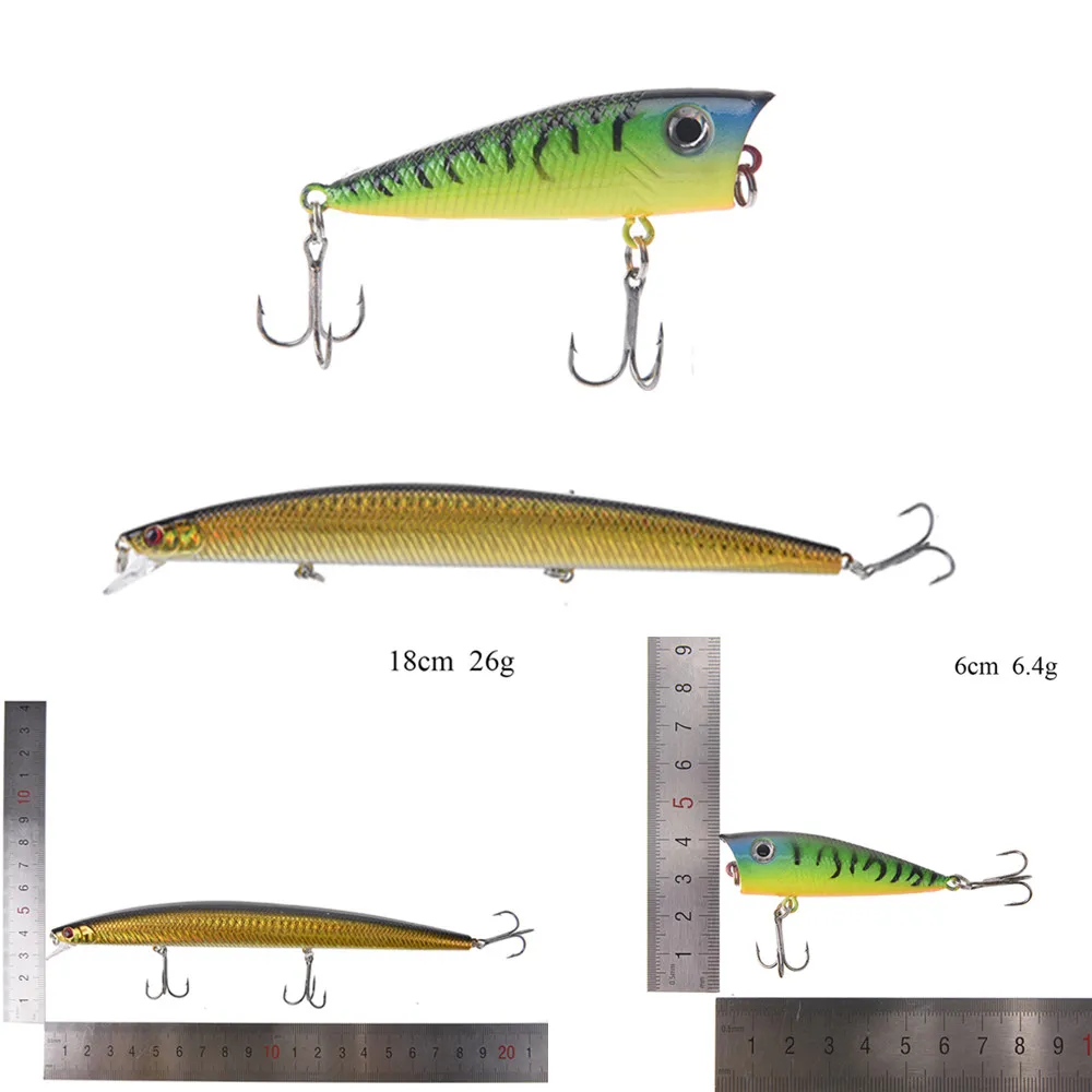 3D Plastic Fish Eye Hard Laser Crank Bait Reflective Fake Lure Baits Fishing Tackle Lure Artificial Bass Fishing Lures