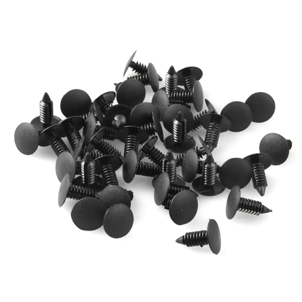 50PCS 8mm Car Plastic Screw Fasteners for Alfa Romeo Opel Hyundai Car