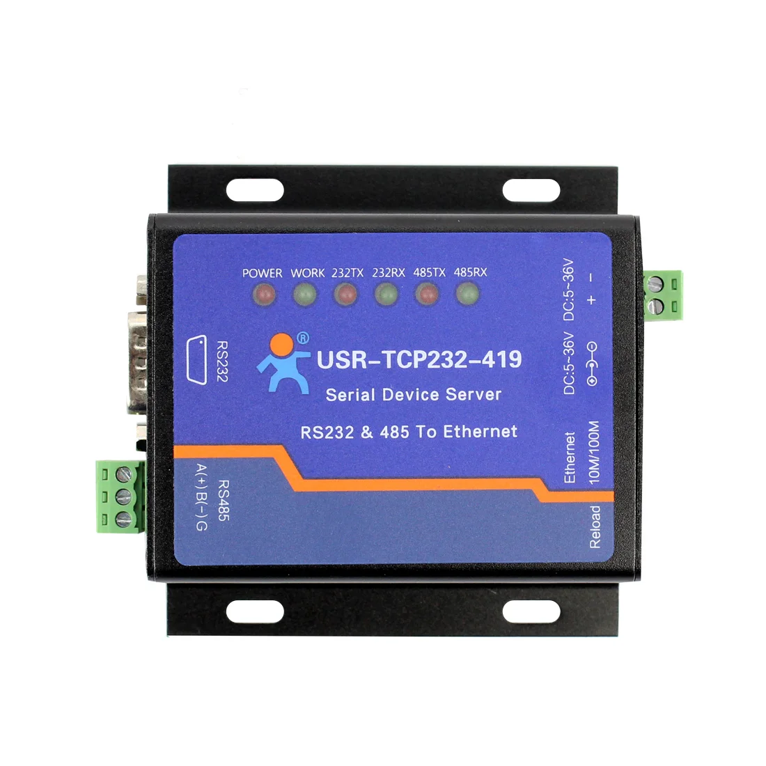

USR-TCP232-419 DTR/DSR Serial RS232 /RS485 to Ethernet Converter Supports DTR/DSR Flow Control