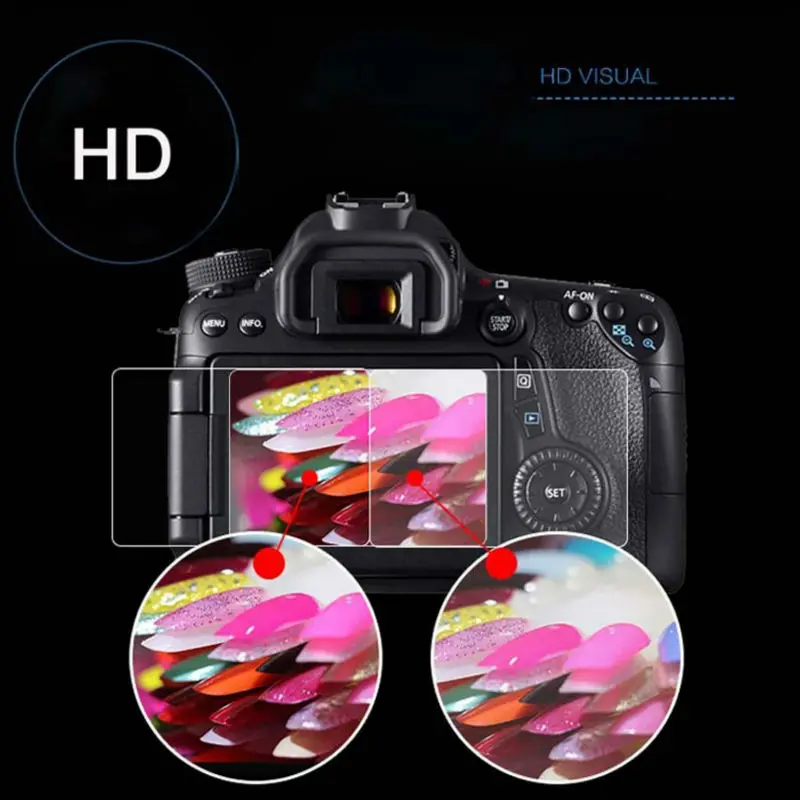 Защитная пленка для камеры DSLR закаленное стекло HD Canon 1200D 1300D 6D 550D 60D 450D 500D 600D 100D ЖК