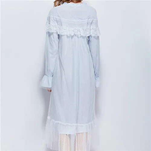 Ночная рубашка женская винтажная белая с сеточкой для дома 2020|vintage nightdresses|long