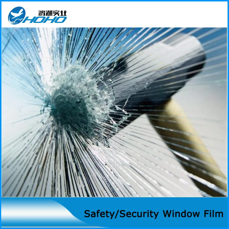 8 Mil Security Window Film shatter proof for showcase property safety