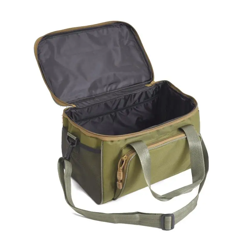 Fishing Tackle Bag Multifunctional Waterproof Oxford Canvas Tool Bag