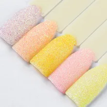 Сверкающая блестящая сахарная пудра голографический блестящий для ногтей Пылезащитная пудра для маникюра DIY украшения для дизайна ногтей