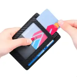 Мульти-слот визитная карточка держатель наличных денег унисекс короткий кошелек для монет