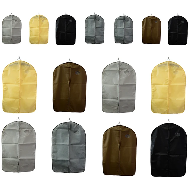 Us 3 35 16 Off 3sizes Wardrobe Storage Bag Case Trench Coat Cover Protector Dress Garment Suit Dust Fur For Clothes In