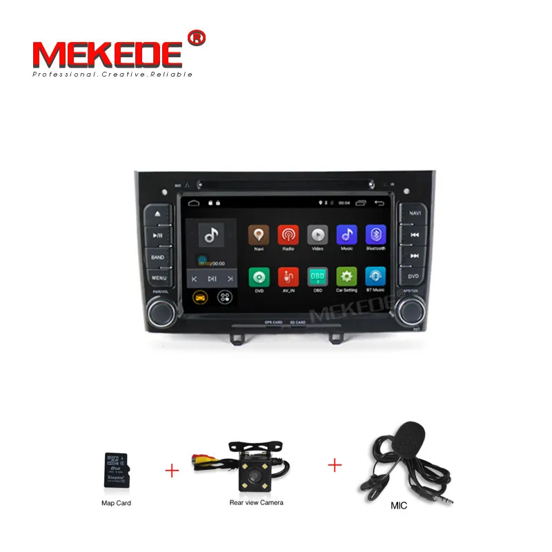 Mekede M518 чистый Android 7,1 dvd-плеер для автомобиля peugeot 308 408 с gps навигацией мультимедиа аудио Радио vedio 4G wifi BT - Цвет: add camera