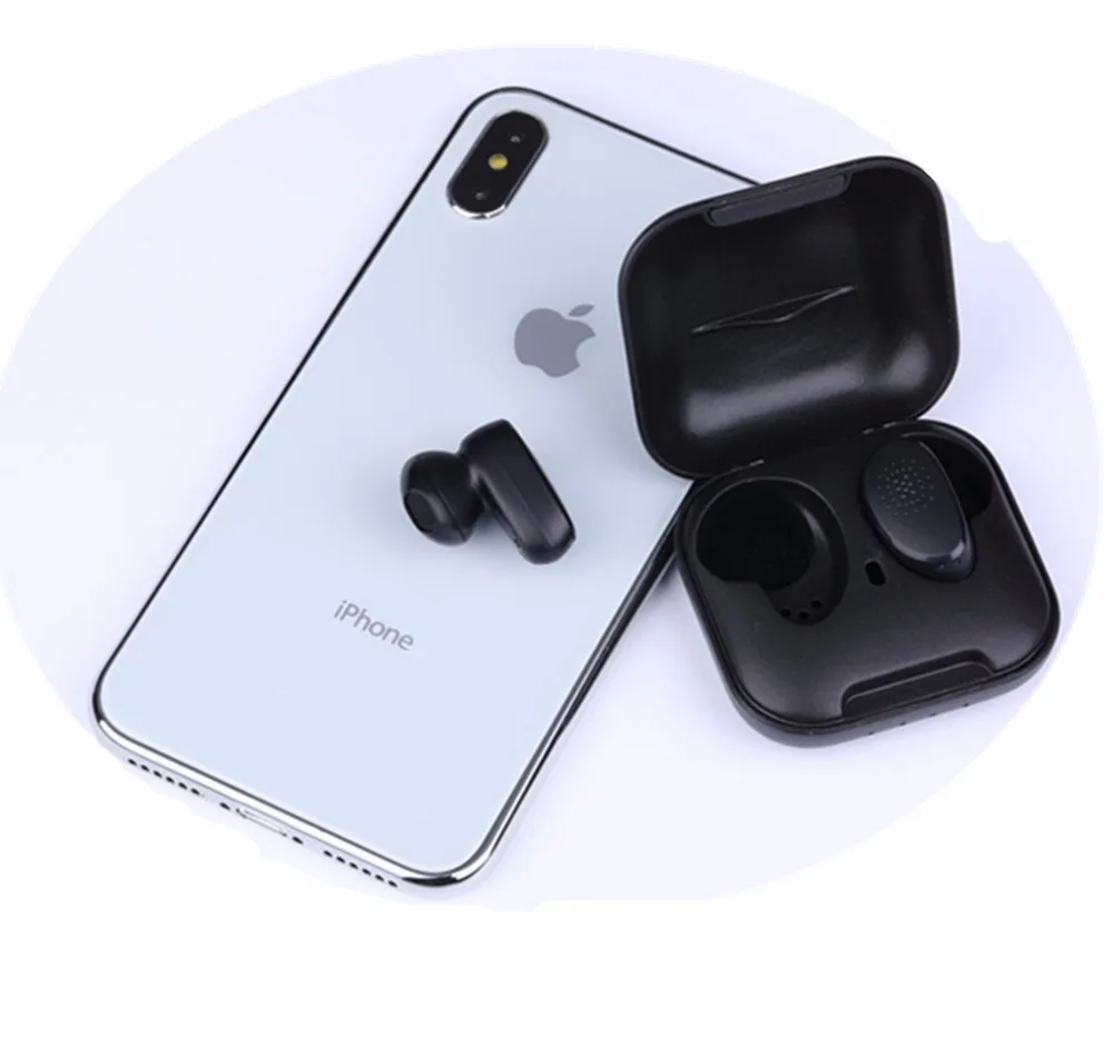 TWS Mini Wireless Blue tooth Earphone Earphones Stereo Earbuds Headset With Charging Box Mic For All Smart phone (10)