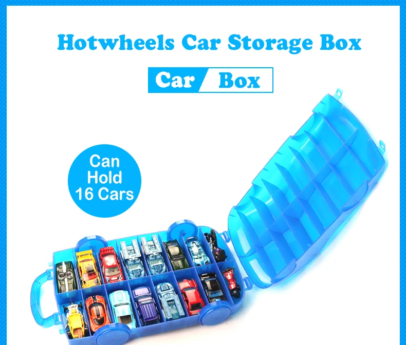 Hot Wheels автомобильный трек игрушка ABS пластиковый ящик для хранения Hotwheels автомобильная парковочная площадка удобная модель держатель для автомобилей подарки