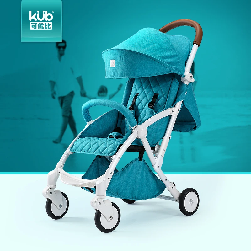 Kub baby stroller baby stroller light folding child four wheel car umbrella 