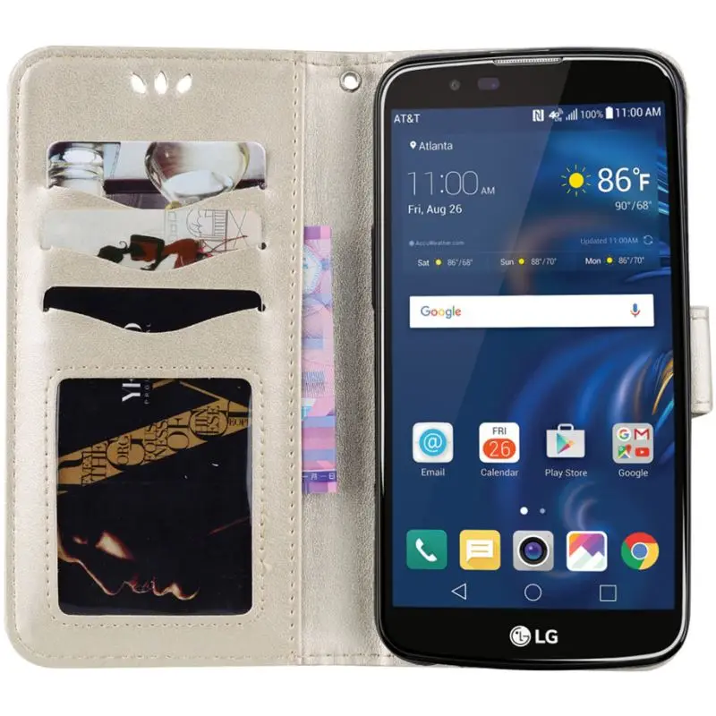 

Luxury Case For LG K7 K8 K10 K4 2017 G3 D830 Mini G3Mini Flip Leather Phone Cover Wallet Card Slot Lady Love Style Capa D23Z