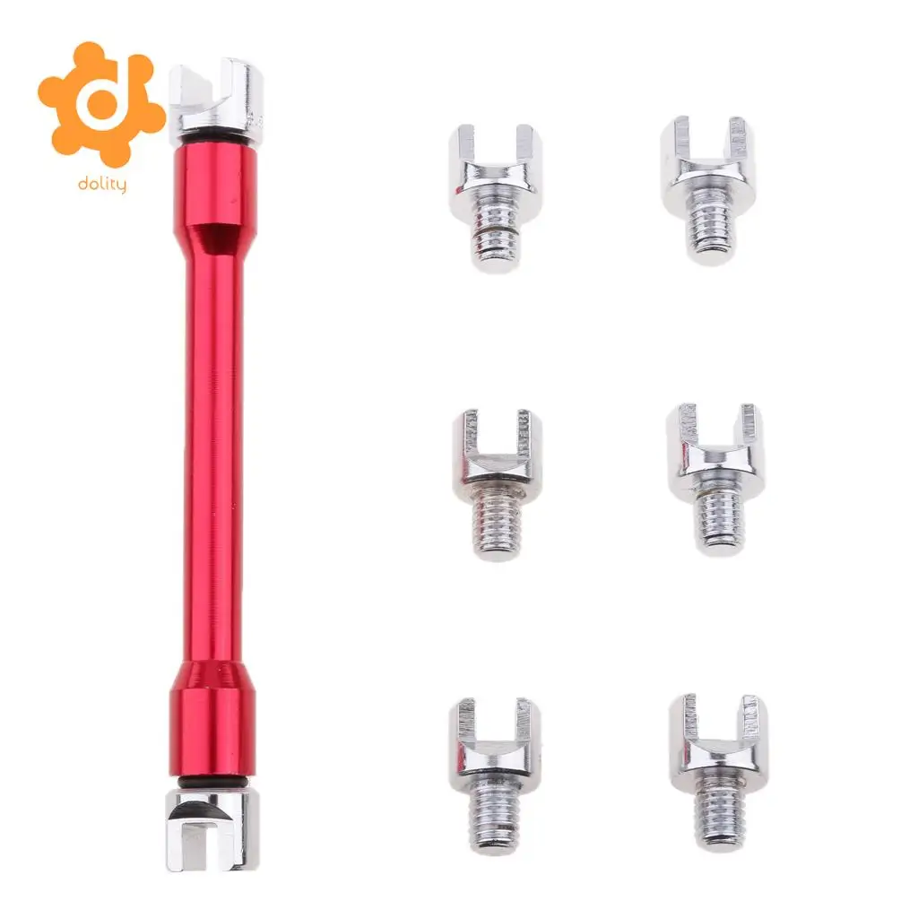 Motorcycle Wheel Spoke Wrench Set Handle Repair Tool 5.4mm-6.8mm