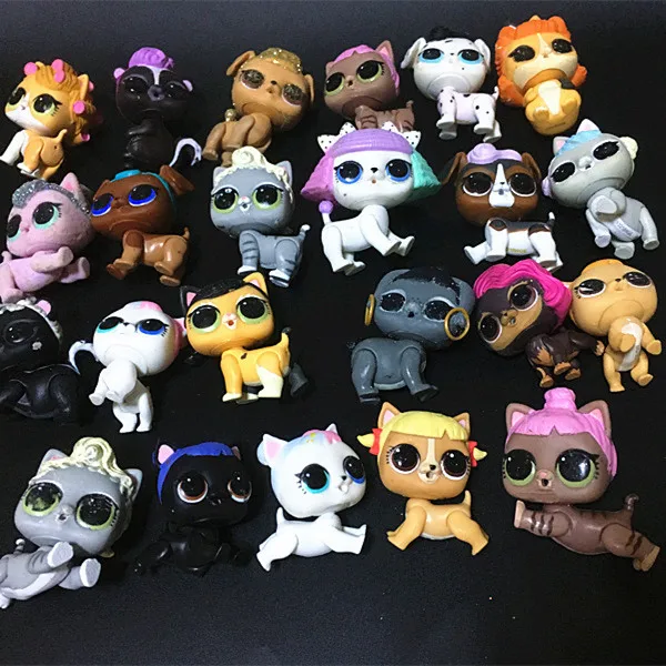

Lovely 5/10/20 Pcs Pet Dolls for LOL Sisters Puppy Dog Cat Rabbit Action Figure Toy Kid Birthday Christmas Gift Randomly 6cm
