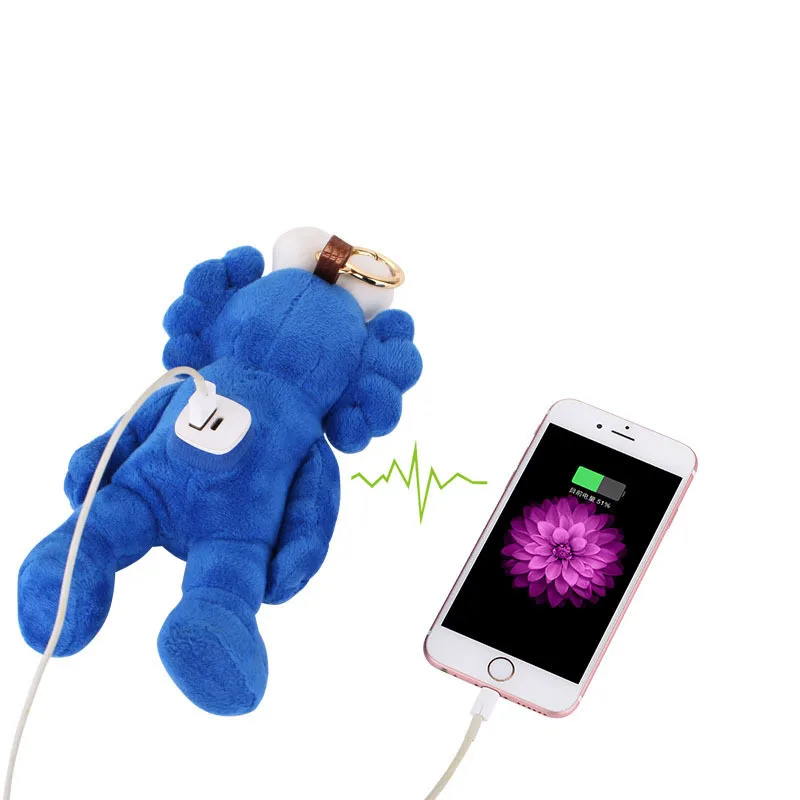 

KAWS Sesame Street POWER BANK 9800mah Creative Personality Street Art OriginalFake Pendant Medicom Toy Collect Morden Gift M147