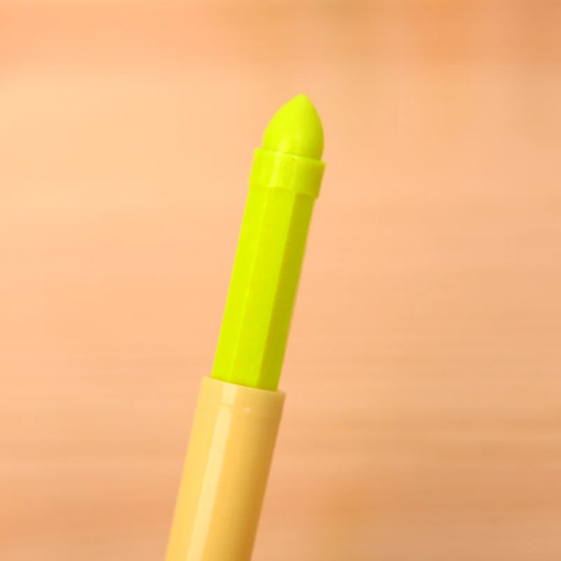 5 шт./лот форма губной помады Твердые текстовыделители желе конфеты цвет маркер ручка школьные канцелярские принадлежности