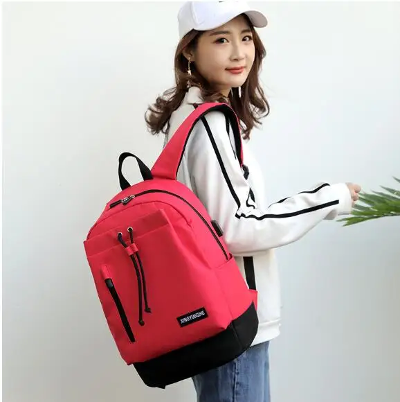 

2019 USB Charging Laptop Backpack for Women Men Backpack SchoolBag Female Back Pack Backpacks for Teenage Girls Travel Backpack