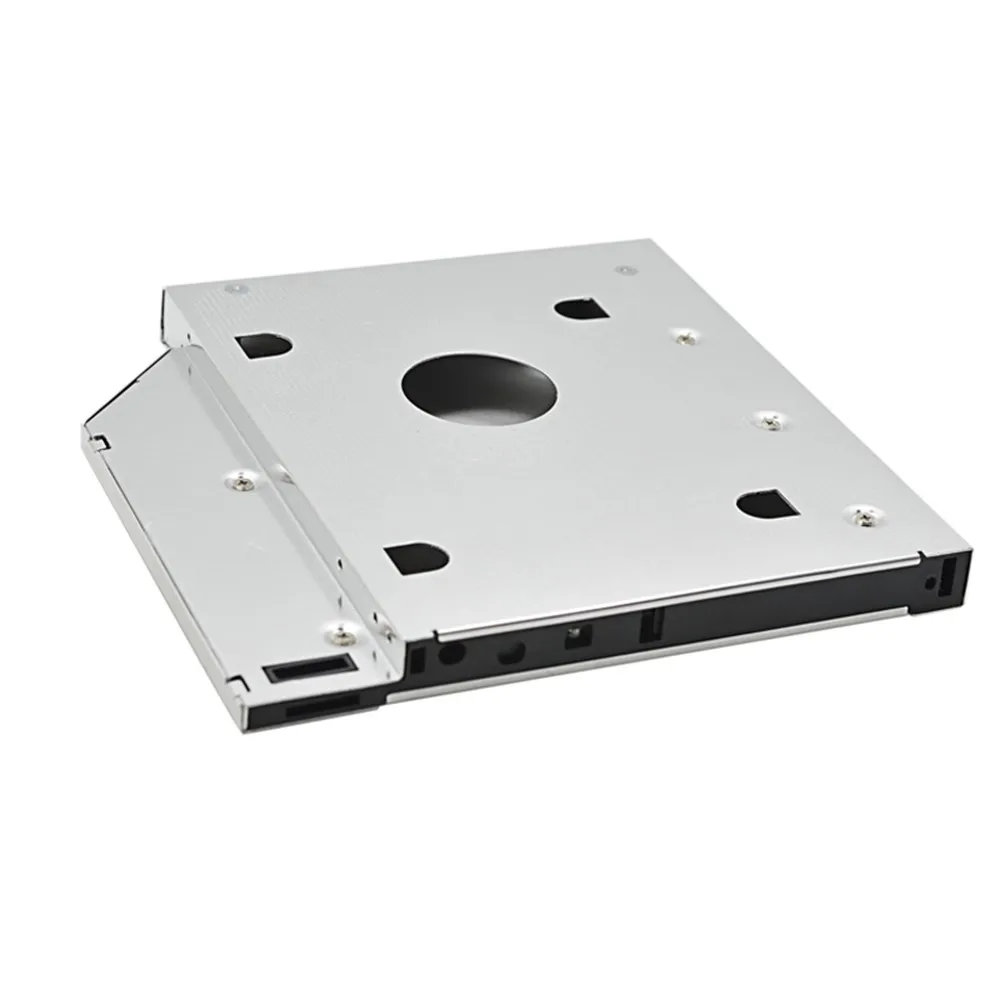 NewArrival Универсальный алюминиевый 2-ой HDD Caddy 12,7 мм SATA 3,0 для 2,5 ''7 мм 9 мм 9,5 мм 12,5 мм чехол для SSD, HDD корпус DVD-ROM Optibay