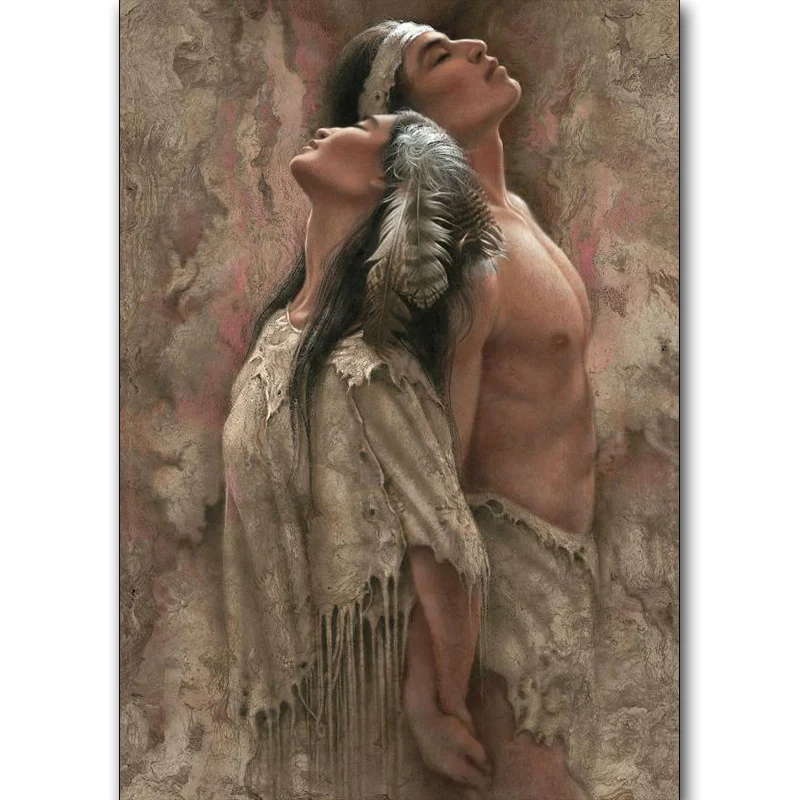 

Full Square/Round Drill 5D DIY Diamond Painting "Indian couple " 3D Embroidery Cross Stitch 5D Home Decor Art gift