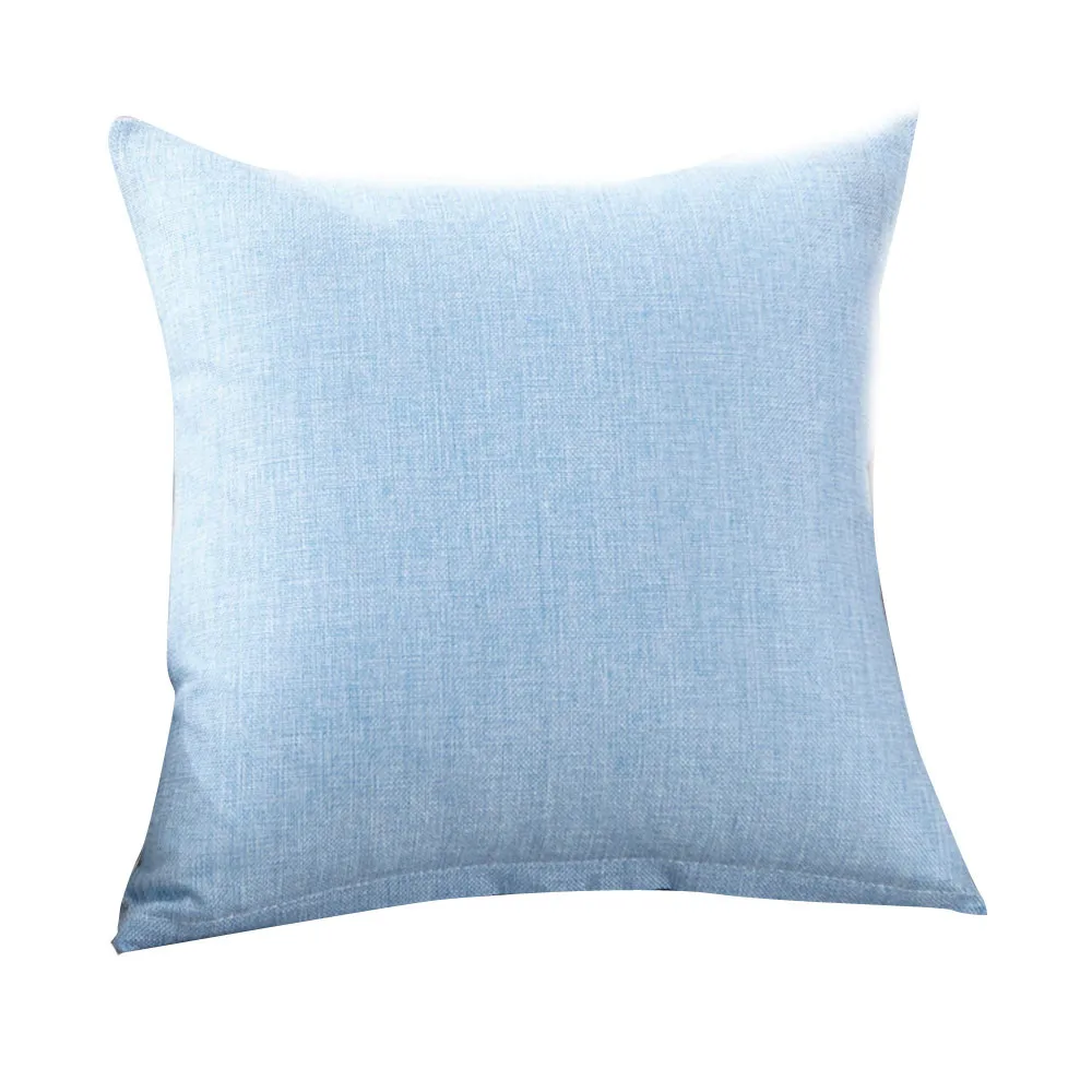 

Pillow Case Cover Square 45cm*45cm Linen Pillow Cases Bedding Simple Fashion Throw Cafe Sofa Cushion Cover Home Decor L529