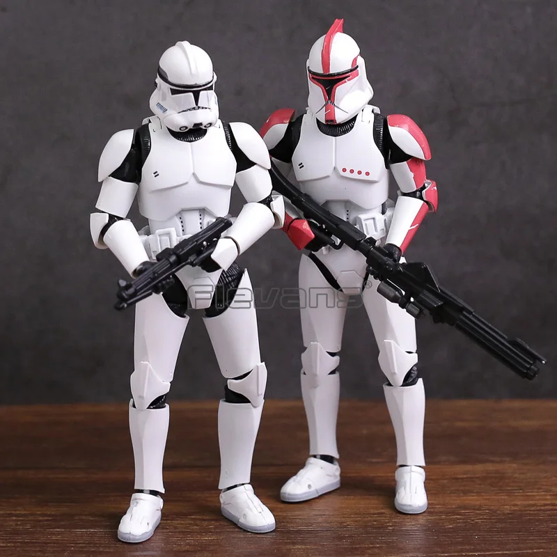 

Star Wars SHF S.H.Figuarts Clone Trooper PHASE II / PHASE I Captain PVC Action Figure Collectible Model Toy