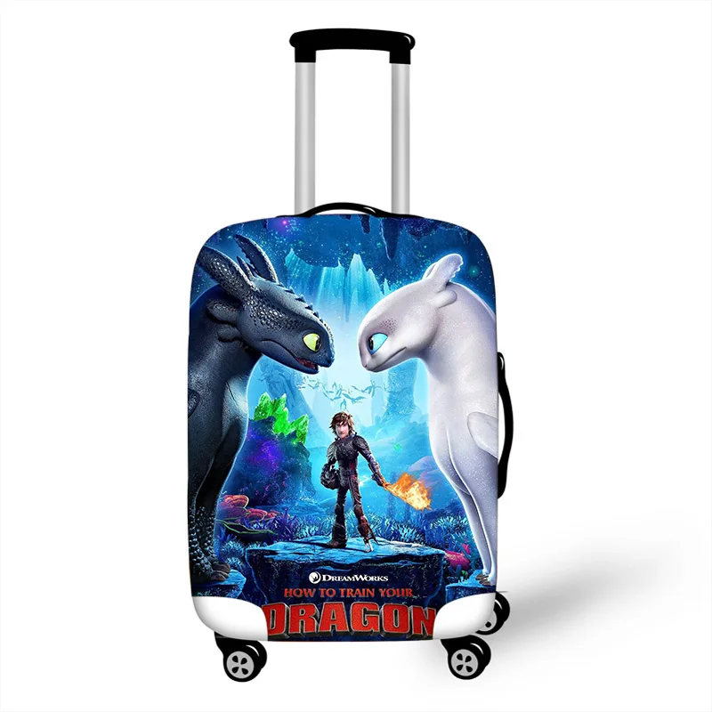 

18-32 Inch Dragon Elastic Luggage Protective Cover Trolley Suitcase Protect Dust Bag Case Travel Accessories