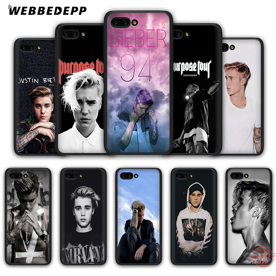 WEBBEDEPP Justin Bieber Purpose Super Soft Case for Honor 20 10 9 9X 8 Lite 8C 8X 7X 7C 7A 3GB 6A Pro View | Мобильные телефоны и