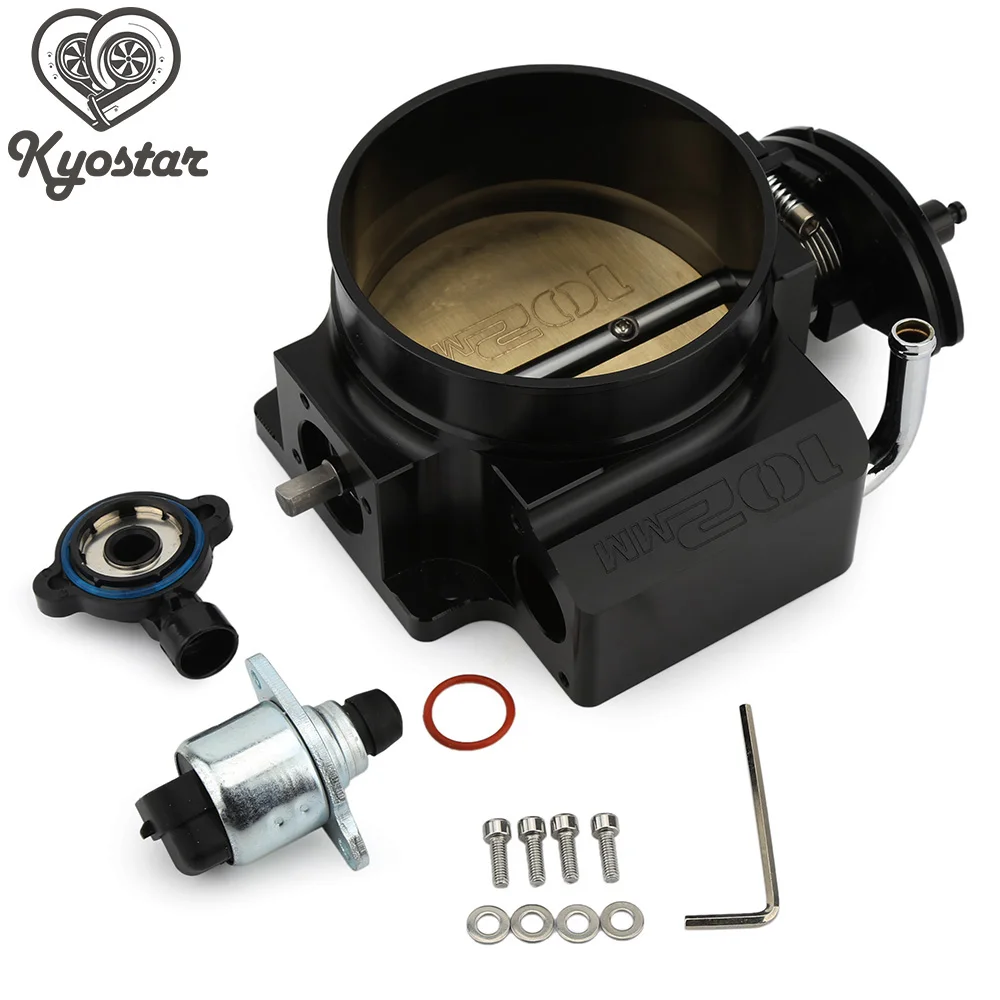 

Aluminum 92mm 102mm Throttle Body with TPS Throttle Body Position Sensor For GM LS1 LS2 LS3 LS6 LSX TB1021S