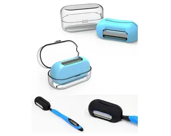 

Men's Lazy Mini Razor Portable Multi-function Toothbrush Cover Finger Tip Shaving Shaver Razor Business