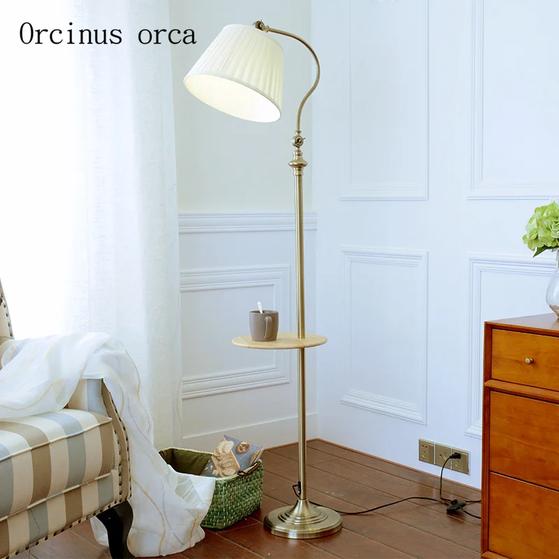 American antique iron floor lamp living room sofa bedroom bed head modern simple reading vertical floor lamp free shipping American antique iron floor lamp living room sofa bedroom bed head modern simple reading vertical floor lamp free shipping