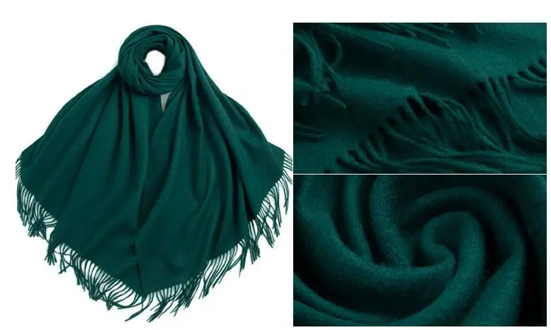 Naizaiga, шерсть, однотонный,, зимний модный теплый шарф, 31 цвет на выбор, теплая плотная шаль, QYR111