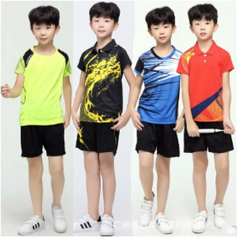 Prix pour Tennis De Table des Jeunes Des Vêtements 2017 Nouveaux Vêtements de Badminton Costume Couple Séchage rapide D'été De Tennis Vêtements De Tennis Enfants Sport Chemise Prix pour Tennis De Table des Jeunes Des Vêtements 2017 Nouveaux Vêtements de Badminton Costume Couple Séchage rapide D'été De Tennis Vêtements De Tennis Enfants Sport Chemise
