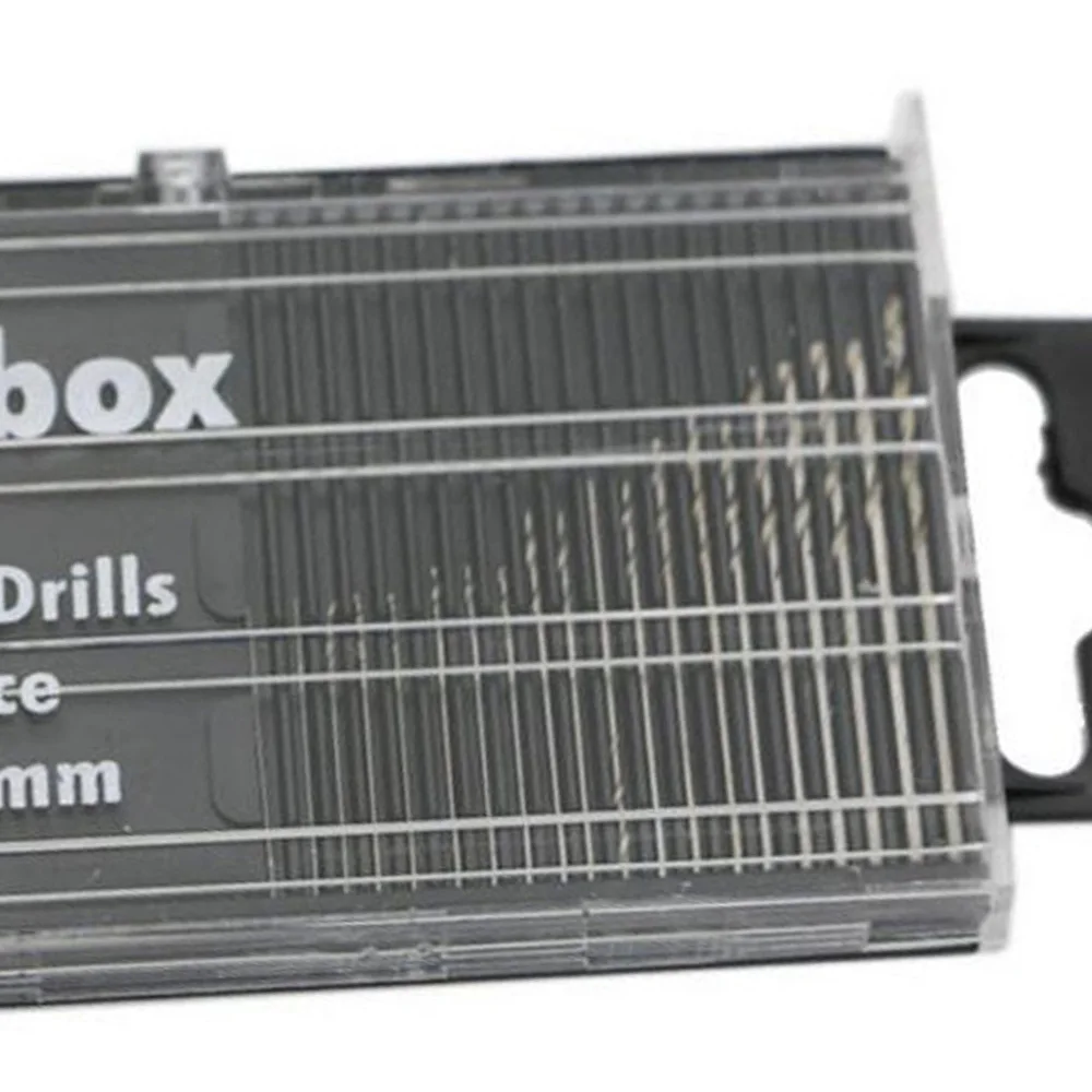 Prostormer 20PC HSS Drill Bit for Metal Titanium Coated Twist Drill Set with 1/4
