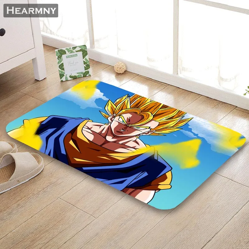 Хороший Dragon Ball Z коврик напольный околодверный коврик Домашний креативный коврик супермягкий впитыватель ванная комната Придверный коврик 40X60 см, 50x80 см - Цвет: 18