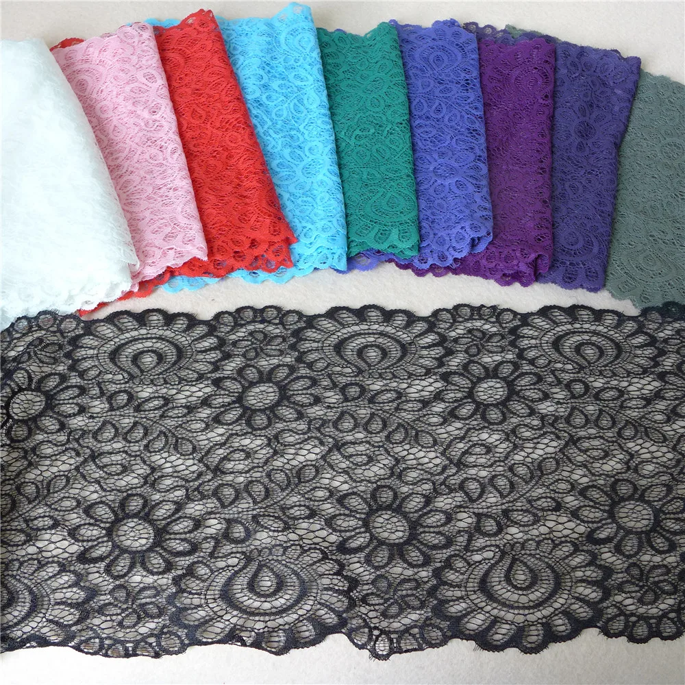 4 Yards Long Soft Nylon Stretch Lace Trim Sewing Diy Crafts Elastic