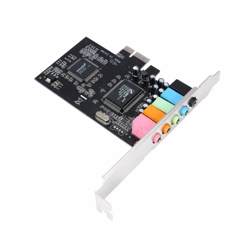 Купить kebidu цифровой звуковой карты внутренний PCI-е 5.1 каналов PCI ...