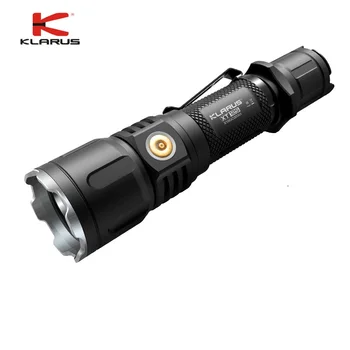 

KLARUS XT12S CREE XPH35 HI D4 1600LM beam throw 402 meter rechargeable led flashlight LED outdoor torch + 3600mAh battery