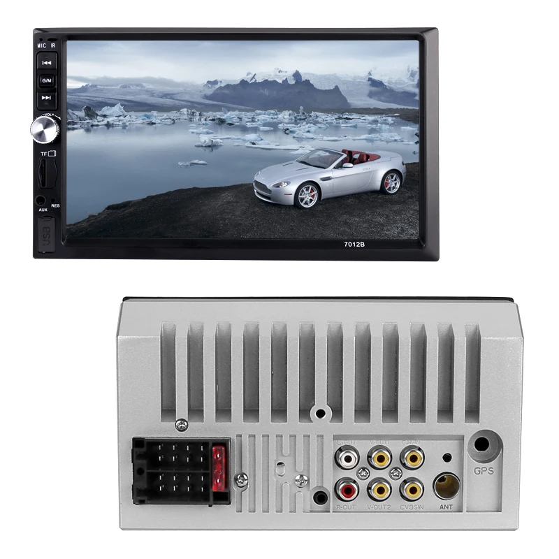 2 DIN Car MP5 Player - 7 Inch Display 1080P Bluetooth 800 x 480 RGB Support Rear View Camera-input 2DIN Bluetooth Car Stereo