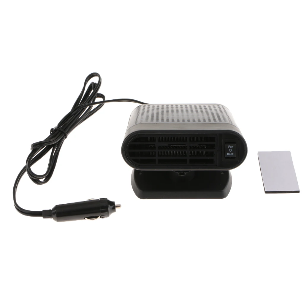 12V Portable Heating Cooling Heater Fan Car Auto Defroster Demister 150W Efficient Heat Dissipation Design