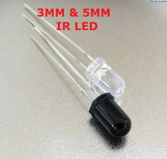 

10pair 5mm IR LED Assorted Infrared Emitter And IR Receiver Diode 3mm IR Infrared LED Diodes LED Lamp IR LED Emitting Receiving