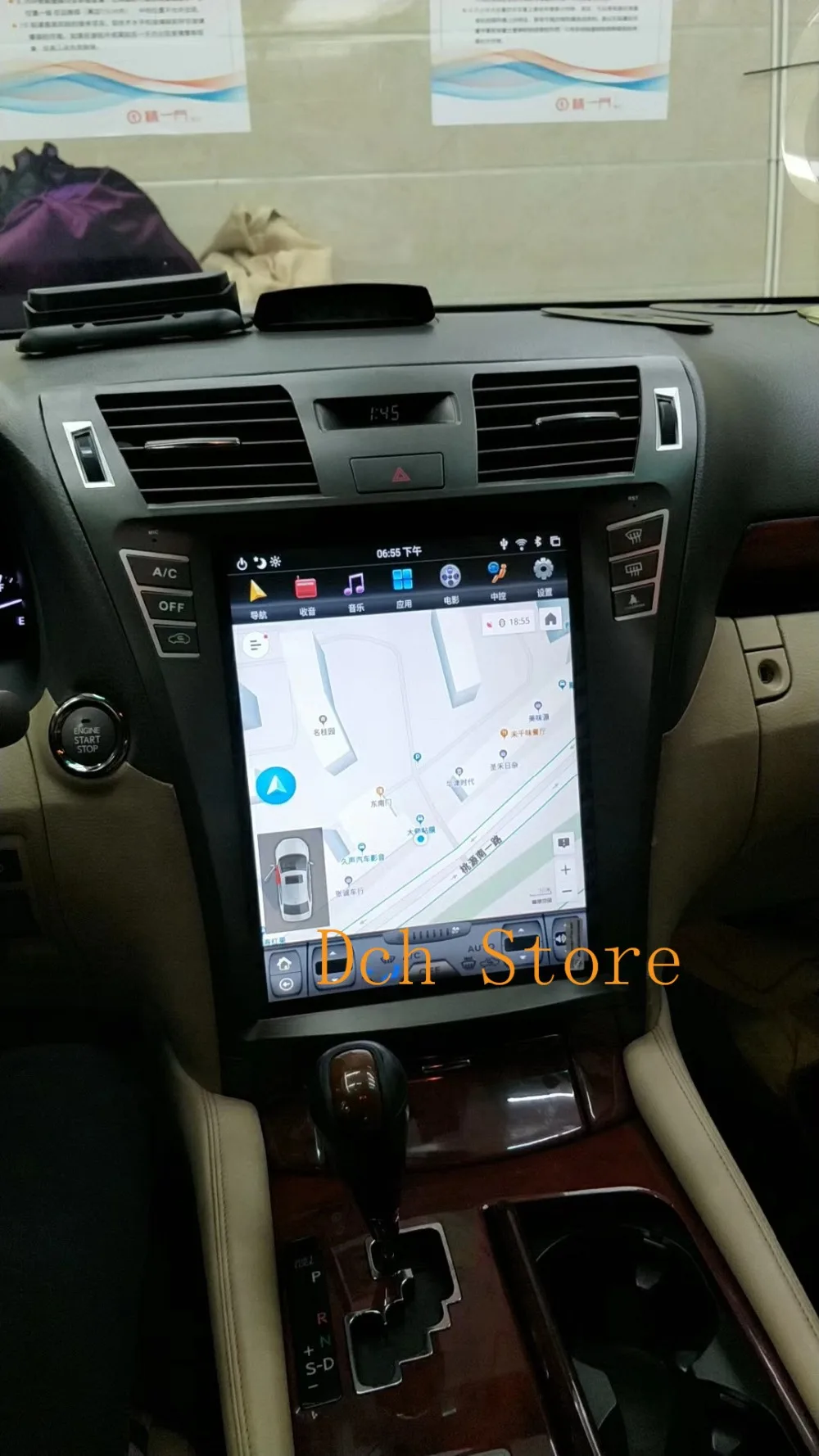 12,1 ''ips вертикальный tesla стиль Android 8,1 автомобильный DVD gps навигация для lexus LS LS460 LS600 2006-2012 carplay 4G ram HDMI BT 5,0