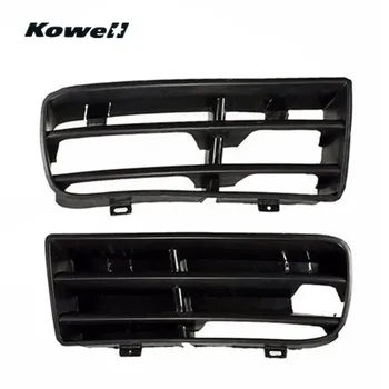 

KOWELL Front Bumper Lower Corner Grille Racing Grill Fog Lights Grilles for Volkswagen VW GOLF MK4 97-05 Black Left & Right New