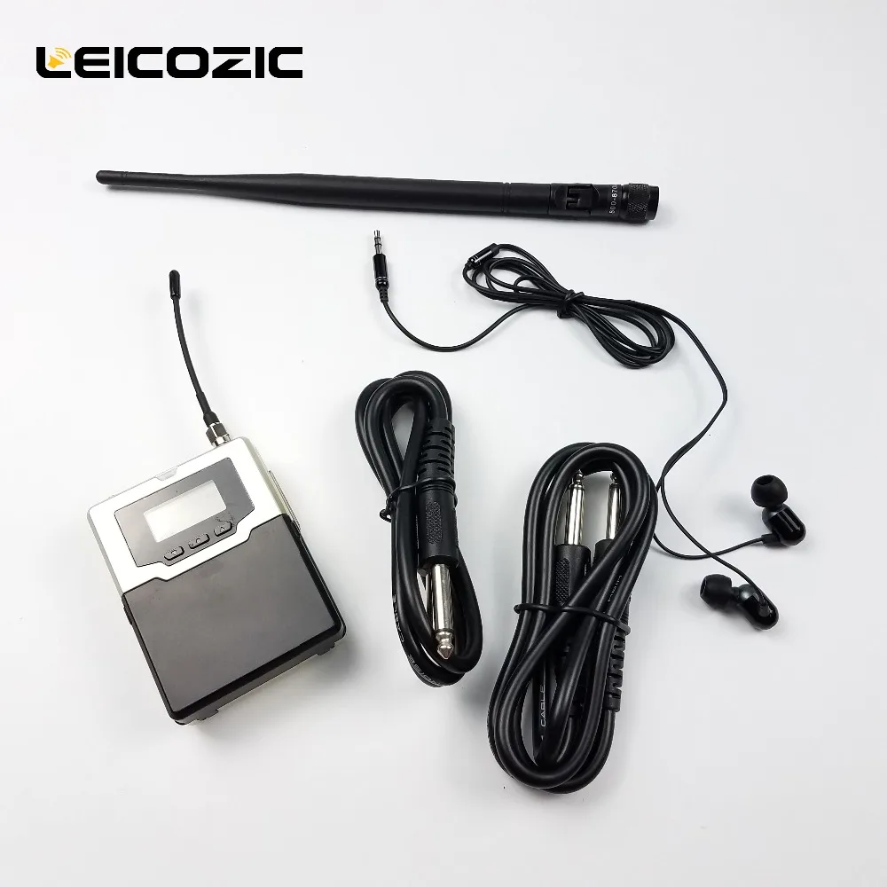 Leicozic Новое поступление Профессиональный ушной монитор L560 iem с 6 приемниками в ухо персональный монитор Беспроводная система сценические мониторы