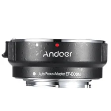 Andoer EF-EOSM Objektiv Mount Adapter Ring für Canon EF/EF-S Serie Objektiv EOS M EF-M M2 M3 M10 kamera Körper Unterstützung Bild Stabilität