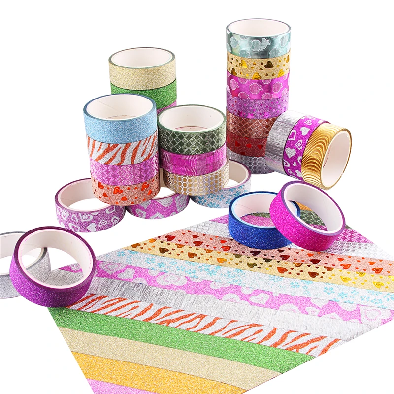 

10pcs Box Adhesive Tape Fresh Pattern Floral Adhesive DIY Decoration Scrapbooking Planner Decorative Jewelry Findings Components
