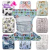[Littles & Bloomz] 2022 nuevo bebé pañal reutilizable ropa de tamaño único envoltura para usar con pañal plano o ajustado ► Foto 1/5