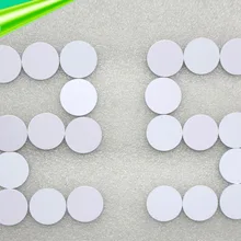 ISO14443A NFC круглая бирка RFID смарт-тег 215 чип ПВХ сумка для монет, карт для всех с поддержкой NFC устройств