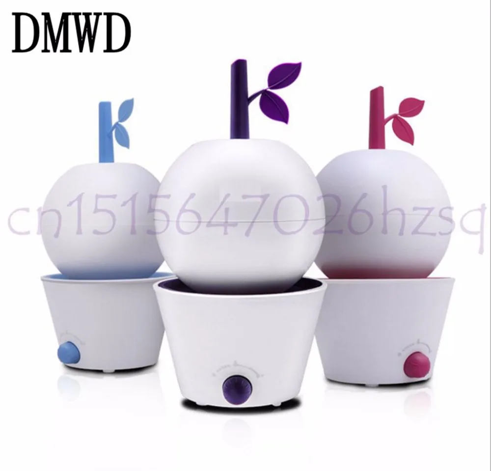 

DMWD 1.2L Apple Shape Ultrasonic Aromatherapy Air Humidifier Essential Diffuser for Office Bedroom Study