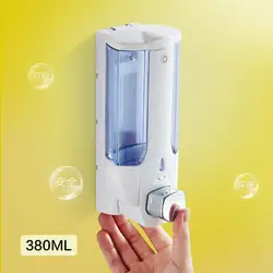 Двойная головка ручной дозатор мыла для дезинфицирующее средство для рук Туалетная коробка для ванной