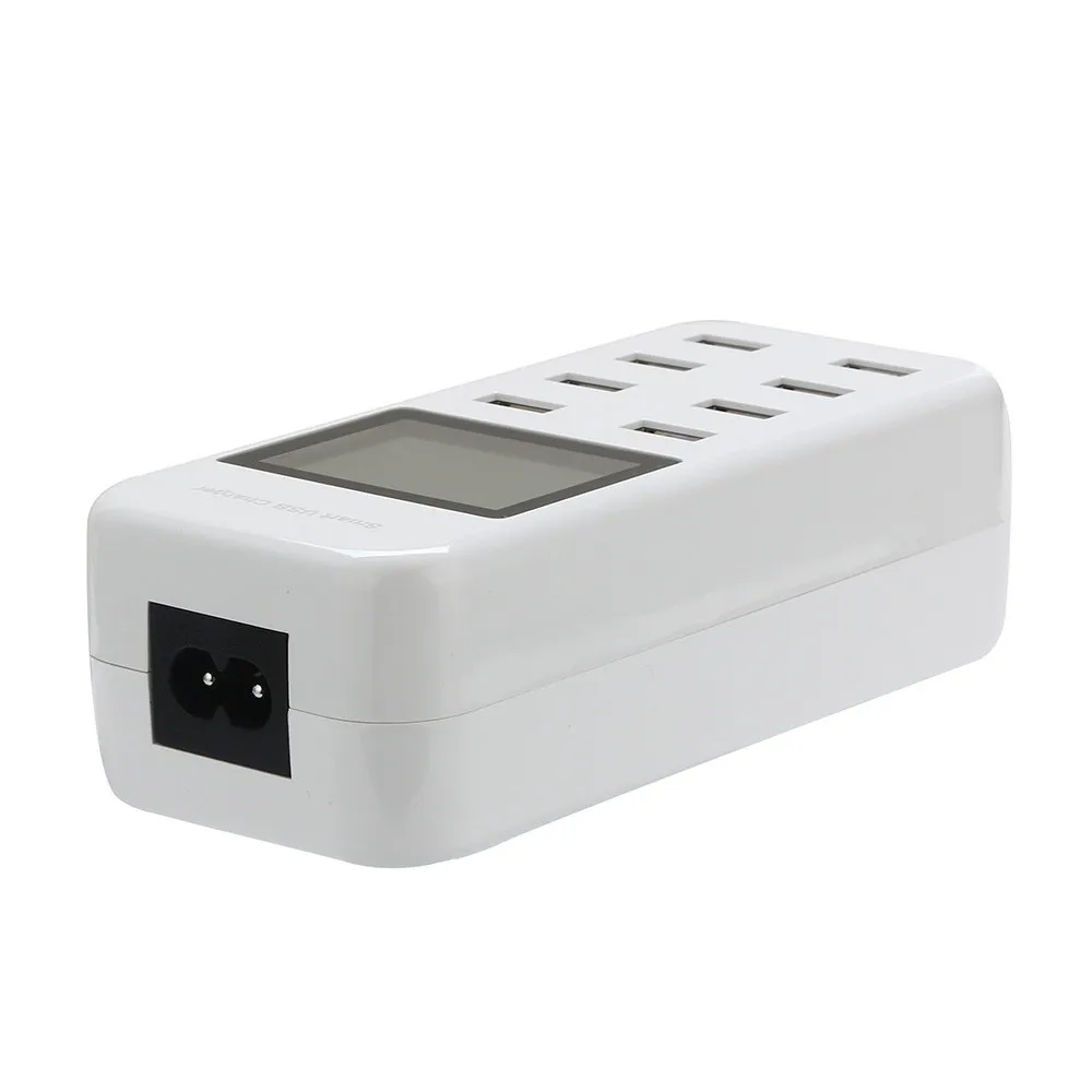 EPULA 8 портовый USB зарядное устройство Порт настольная зарядная станция с ЖК